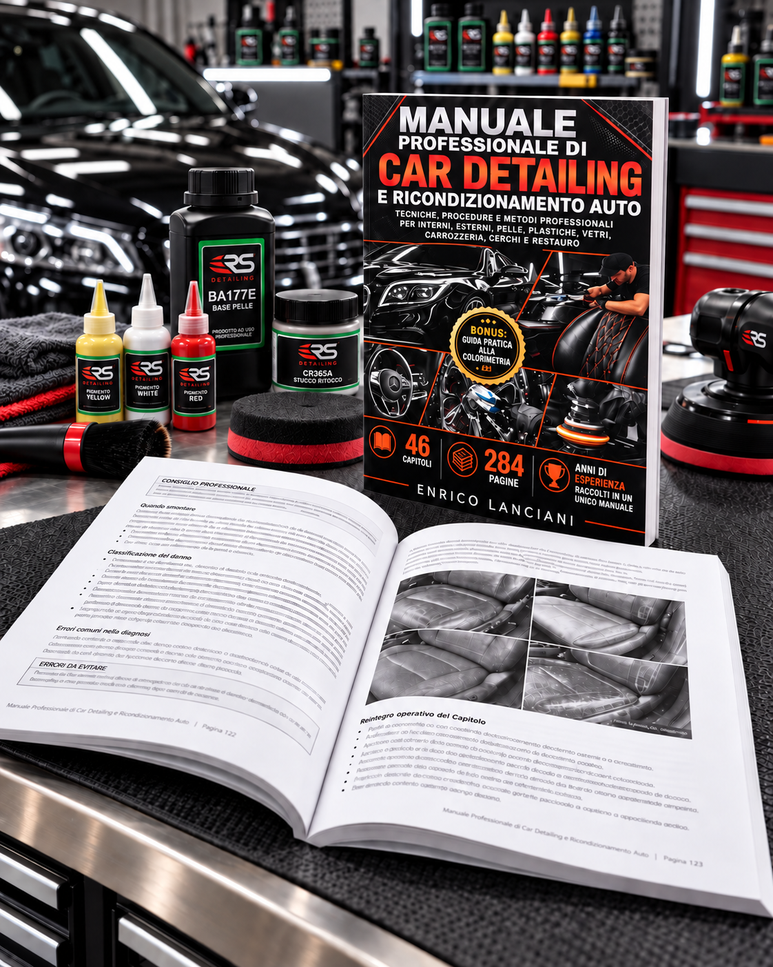 Manuale Professionale di Car Detailing e Ricondizionamento Auto di Enrico Lanciani